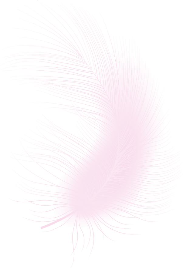 Pink feathers.